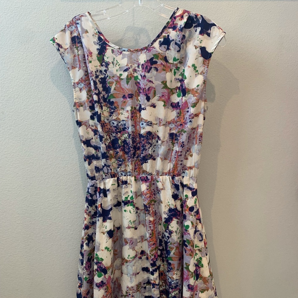 Multicolored Print Dress